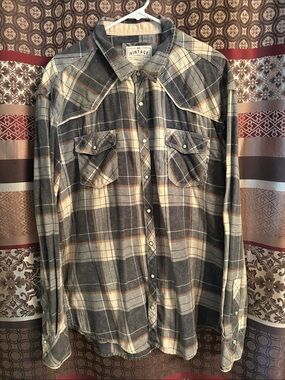 BKE vintage men’s flannel shirt